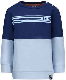 B.Nosy Baby jongens sweater 2 colors lake Blauw - 80