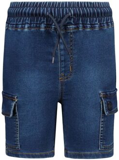 B.Nosy Jongens korte jeans met zakken authentic denim Blauw - 152