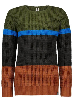 B.Nosy Jongens sweater roan gingerbread Groen - 104