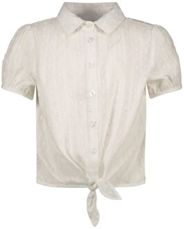 B.Nosy Meisjes blouse met knoop - Cotton - Maat 110