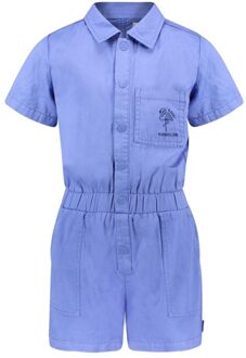 B.Nosy Meisjes jumpsuit - Francis - Soft blauw - Maat 110