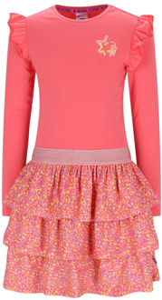 B.Nosy meisjes jurk Koraal - 134-140