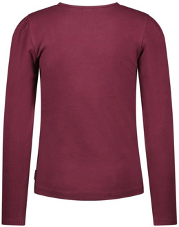 B.Nosy meisjes longsleeve Bordeaux - 110