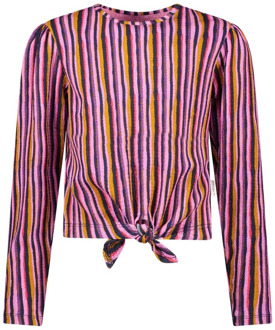 B.Nosy meisjes longsleeve Paars - 158-164
