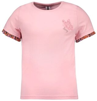 B.Nosy Meisjes t-shirt - Stella - Roze - Maat 104