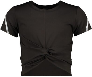 B.Nosy Meisjes t-shirt - Zwart - Maat 116