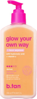 B.Tan Zelfbruiner B.Tan Glow Your Own Way 1 Hour Express Self Tan Lotion 236 ml