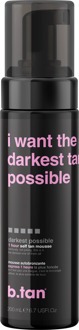 B.Tan Zelfbruiner B.Tan I Want The Darkest Tan Possible Self Tan Mousse 200 ml