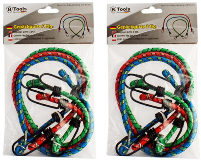 B-Tech Snelbinders - 6x - 60 cm - spanelastiek bagagedrager