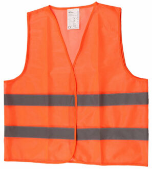 B-Tech Veiligheidshesje - Oranje - one size?- met Reflectie - Veiligheidsvest - Reflectievest - Veiligheids Fluor oranje