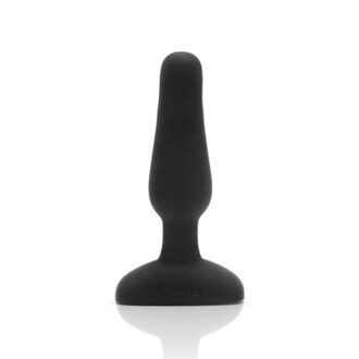 B Vibe Novice Remote Control Buttlug - Zwart