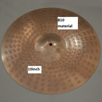 B10 10 Inch Splash Bekken Voor Drumstel 2 Stuks B10 -90% Koper + 10% Tin Voor Midden Grade spelen Drum Instrument