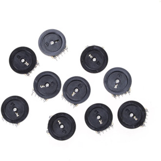 B103 16X2mm 10K Ohm Double Dial Taper Volume Wheel Duplex Potentiometer 10Pcs