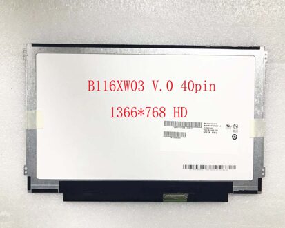 B116XW03 V0 B116XW03V. 0 B116XW03 V.0 LED Screen LCD Display Matrix voor laptop 15.6 "HD 1366X768 40Pin Glossy