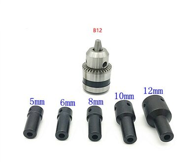 B12 Boorkop Is Geschikt Voor 5Mm, 6Mm, 8Mm, 10Mm, 12Mm Motor As Drijfstang Bruin