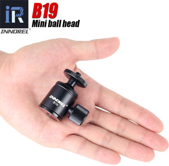 B19 Mini Balhoofd Voor Statief Mobiele Telefoon Smartphone Aluminium Statief Hoofd Voor Selfie Stok Licht Gewicht Camera