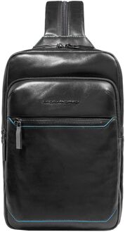 B2 Mono sling bagbag black tas heren Zwart - H 30.5 x B 21 x D 7 cm