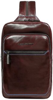 B2 Mono sling bagbag brown tas heren Bruin - H 30.5 x B 21 x D 7 cm