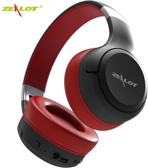 B28 Tws Draadloze Headset Bluetooth5.0 Hoofdtelefoon Opvouwbare Hifi Stereo Oordopjes Sport Bluetooth Oortelefoon Met Microfoon rood-ZEALOT B28