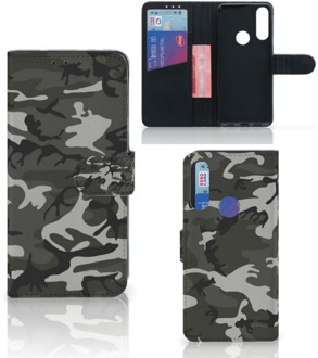 B2Ctelecom Alcatel 1S 2020 Telefoon Hoesje Cadeau voor hem Army Light