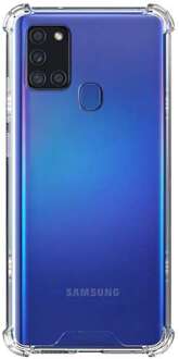 B2Ctelecom Anti-shock Back Cover Galaxy A21s TPU Siliconen Transparant