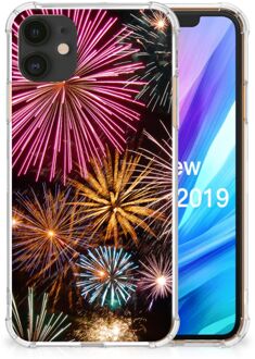 B2Ctelecom Anti Shock Bumper Case iPhone 11 Vuurwerk