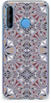 B2Ctelecom Anti-Shock Hoesje Huawei P30 Lite Bloemen