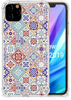 B2Ctelecom Anti-Shock Hoesje iPhone 11 Pro Max Tiles Color