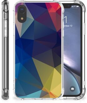 B2Ctelecom Anti Shock Hoesje iPhoneXr Polygon Dark