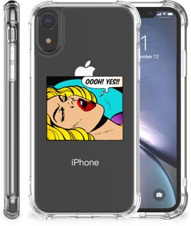 B2Ctelecom Anti Shock Hoesje iPhoneXr Popart Oh Yes