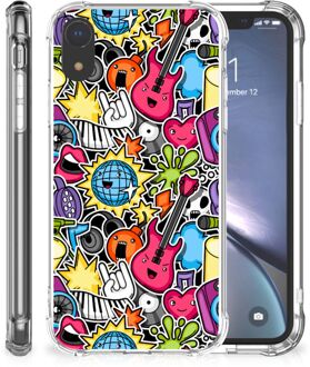 B2Ctelecom Anti Shock Hoesje iPhoneXr Punk Rock