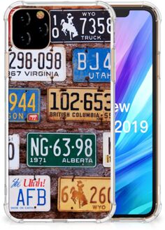 B2Ctelecom Anti-shock Hoesje met foto iPhone 11 Pro Max Kentekenplaten
