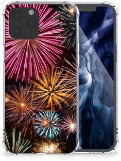 B2Ctelecom Anti-shock Hoesje met foto iPhone 12 Pro Max Telefoon Hoesje met doorzichtige rand Vuurwerk