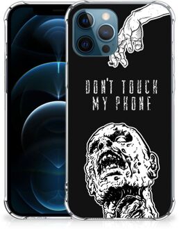 B2Ctelecom Anti Shock hybrid Case iPhone 12 | 12 Pro GSM Hoesje met doorzichtige rand Zombie