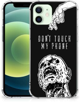 B2Ctelecom Anti Shock hybrid Case iPhone 12 Mini GSM Hoesje met doorzichtige rand Zombie