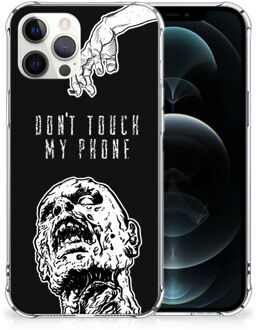 B2Ctelecom Anti Shock hybrid Case iPhone 12 Pro Max GSM Hoesje met doorzichtige rand Zombie