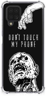 B2Ctelecom Anti Shock hybrid Case Samsung Galaxy A12 GSM Hoesje met doorzichtige rand Zombie