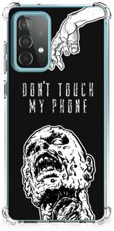 B2Ctelecom Anti Shock hybrid Case Samsung Galaxy A52 4G/5G GSM Hoesje met doorzichtige rand Zombie