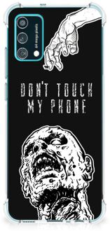 B2Ctelecom Anti Shock hybrid Case Samsung Galaxy M02s | A02s GSM Hoesje met doorzichtige rand Zombie