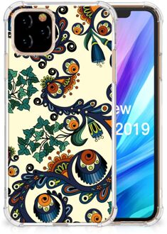 B2Ctelecom Apple iPhone 11 Pro Anti Shock Case Barok Flower