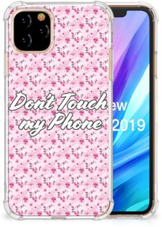 B2Ctelecom Apple iPhone 11 Pro Anti Shock Case Flowers Pink DTMP