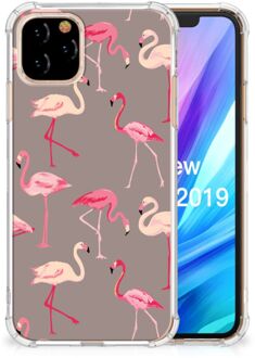 B2Ctelecom Apple iPhone 11 Pro Case Anti-shock Flamingo