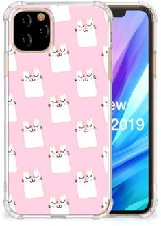 B2Ctelecom Apple iPhone 11 Pro Case Anti-shock Sleeping Cats