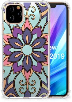 B2Ctelecom Apple iPhone 11 Pro Case Purple Flower