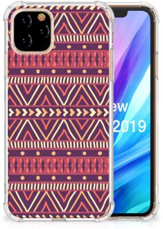 B2Ctelecom Apple iPhone 11 Pro Doorzichtige Silicone Hoesje Aztec Purple