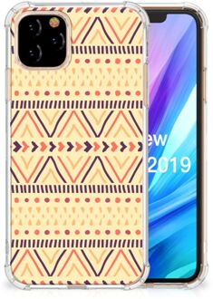 B2Ctelecom Apple iPhone 11 Pro Doorzichtige Silicone Hoesje Aztec Yellow