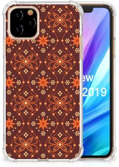 B2Ctelecom Apple iPhone 11 Pro Doorzichtige Silicone Hoesje Batik Brown