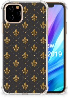 B2Ctelecom Apple iPhone 11 Pro Doorzichtige Silicone Hoesje Franse Lelie