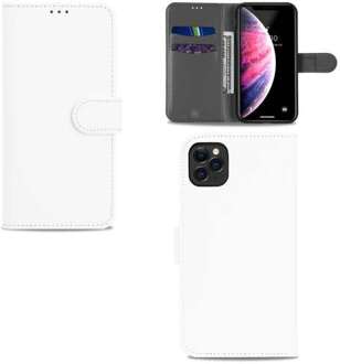 B2Ctelecom Apple iPhone 11 Pro Max Hoesje Wit met Pasjeshouder