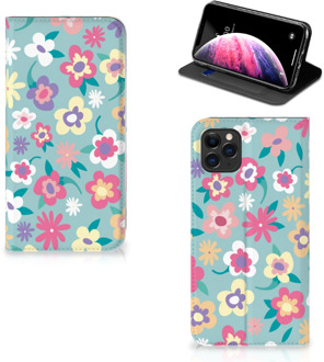 B2Ctelecom Apple iPhone 11 Pro Max Smart Cover Flower Power